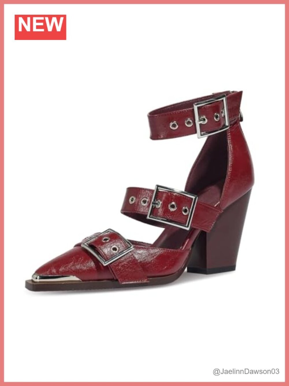 Buckle Strap Chunky Heel Wedge Sandals Faux Leather